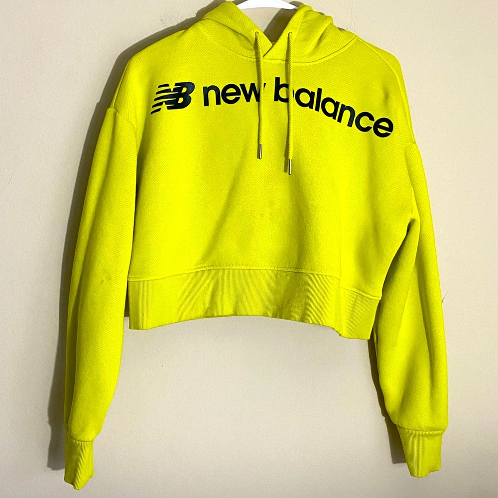 New Balance neon green crop jacket